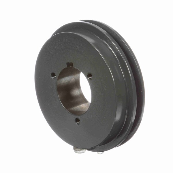 1 Groove Cast Iron Bushed Bore Multiple Sheave, 1P3V53